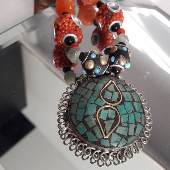 🤑Vintage Native American Necklace - Picture 7 of 8